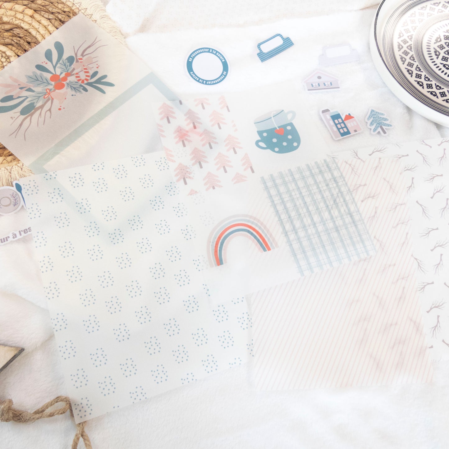 Assortiment de papiers calque - Livraison spéciale
