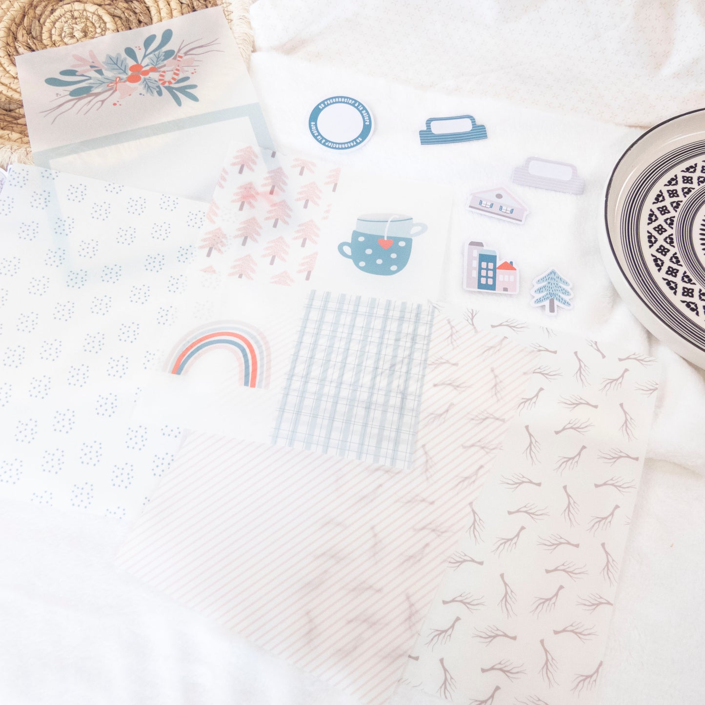Assortiment de papiers calque - Livraison spéciale