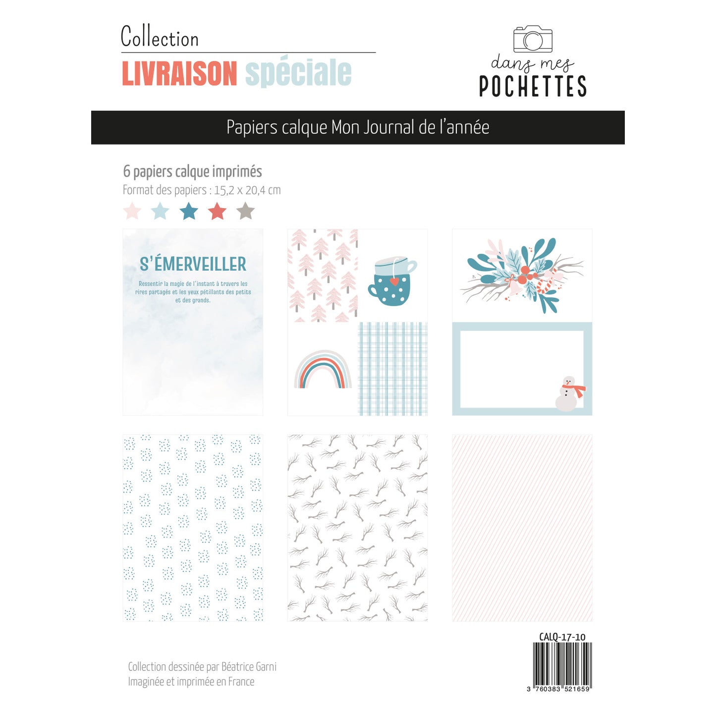 Assortiment de papiers calque - Livraison spéciale