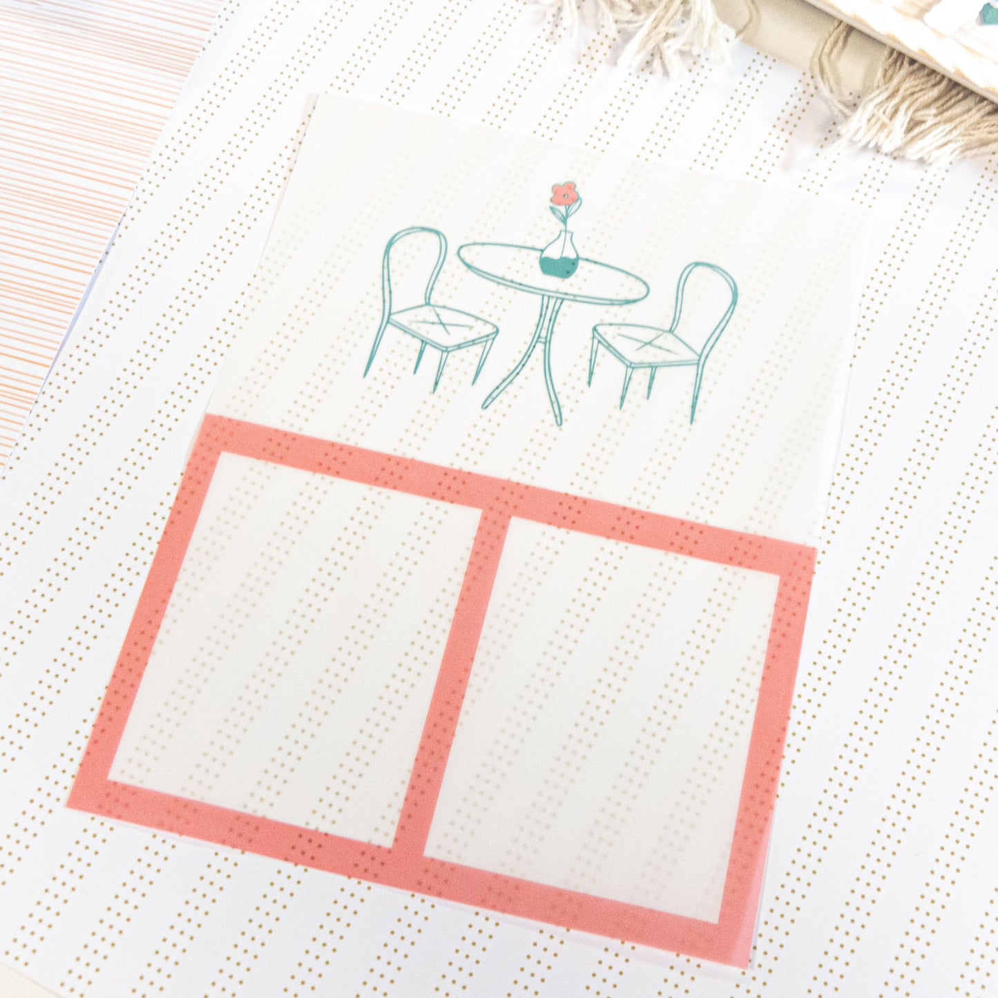 Assortiment de papiers calque - Des abeilles et du chocolat