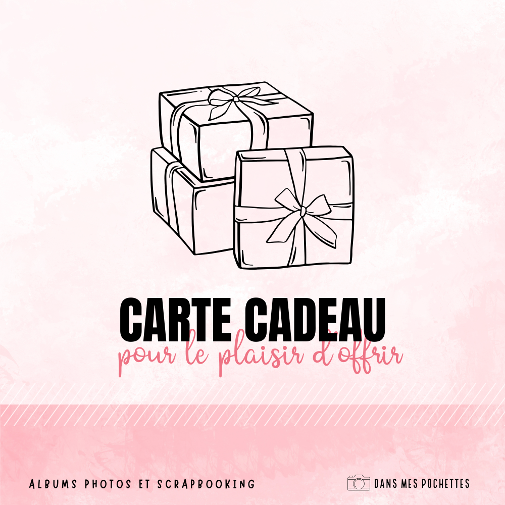 Carte cadeau Dans mes pochettes