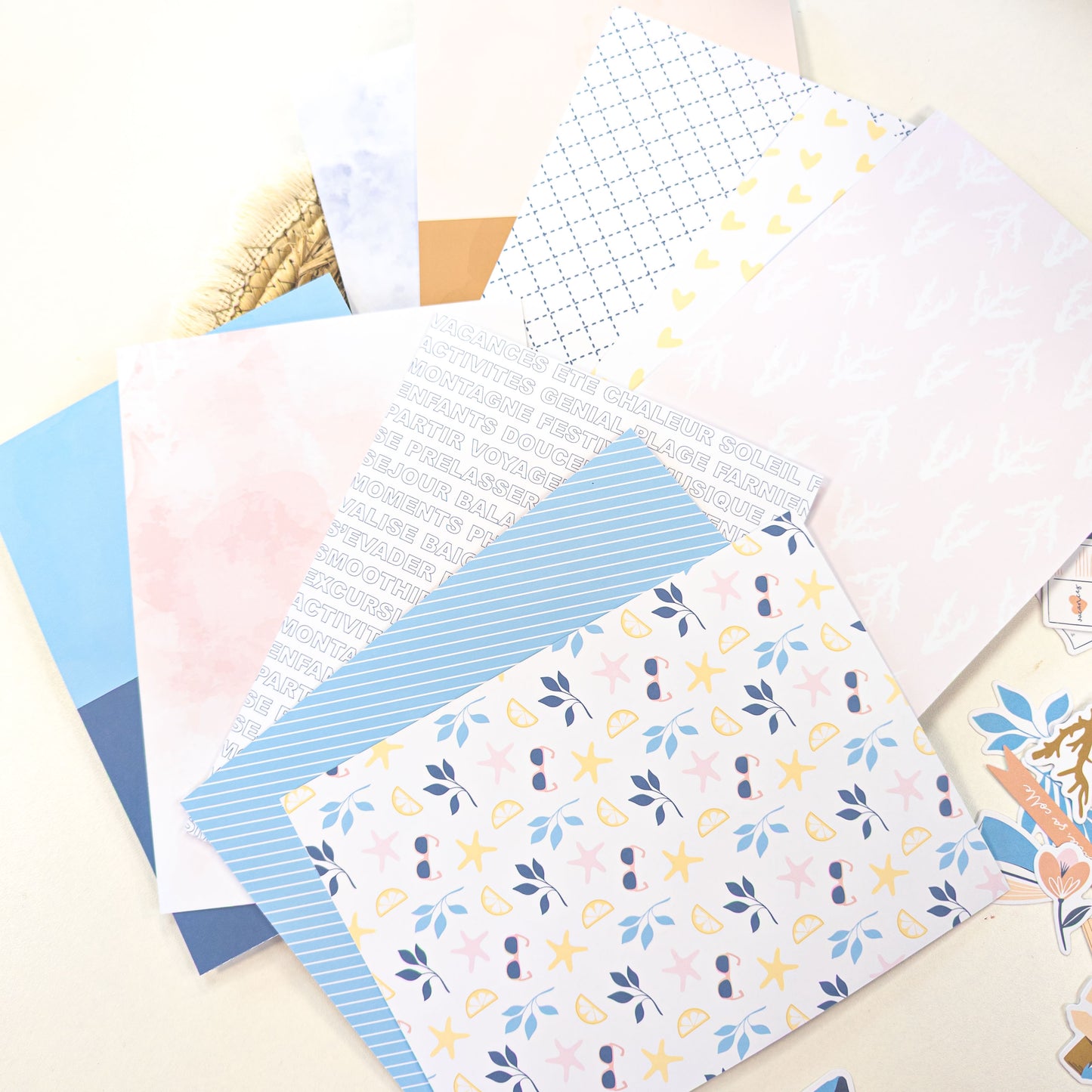 Papiers et cartes Mon Journal de l'année - Destination soleil