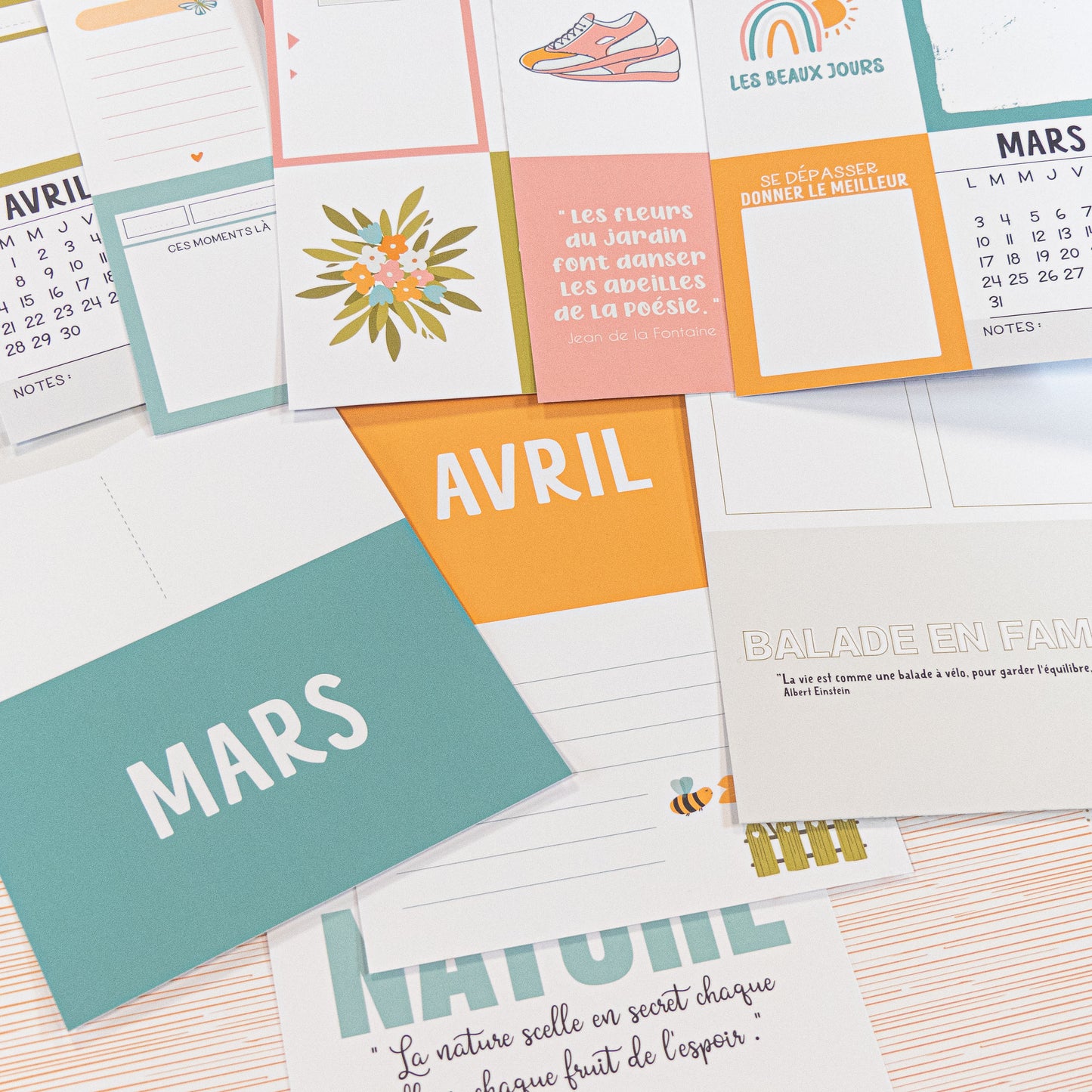 Papiers et cartes Mon Journal de l'année - Des abeilles et du chocolat