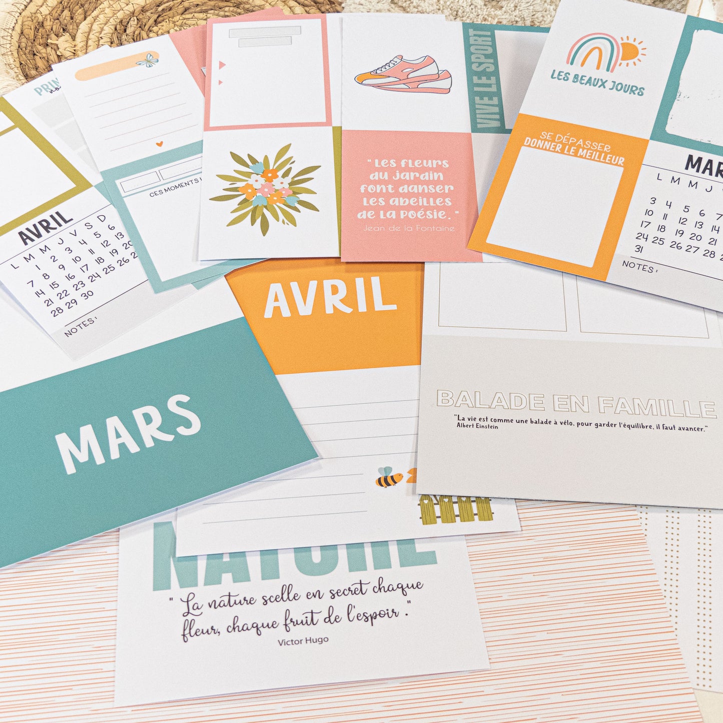 Papiers et cartes Mon Journal de l'année - Des abeilles et du chocolat
