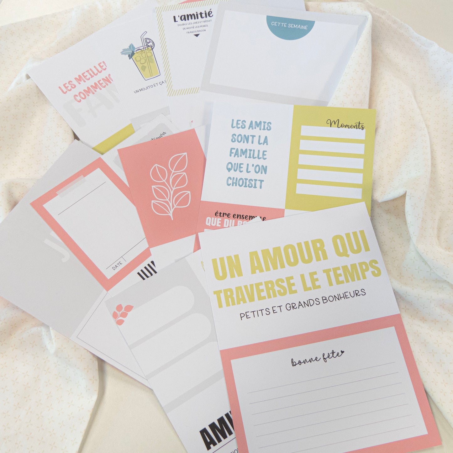 Papiers et cartes Mon Journal de l'année - Des selfies et de la guimauve