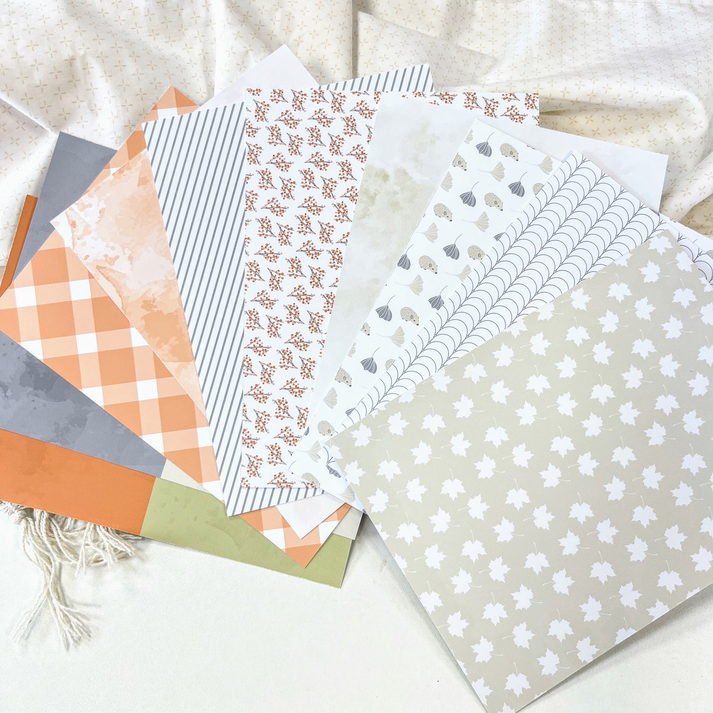Papiers et cartes Mon Journal de l'année - Des châtaignes et une boîte à goûter
