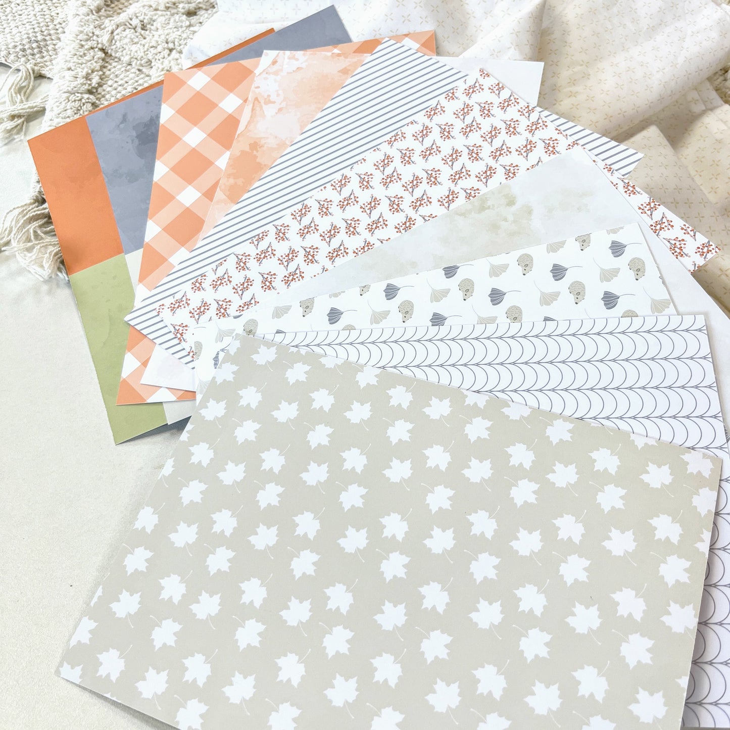 Papiers et cartes Mon Journal de l'année - Des châtaignes et une boîte à goûter