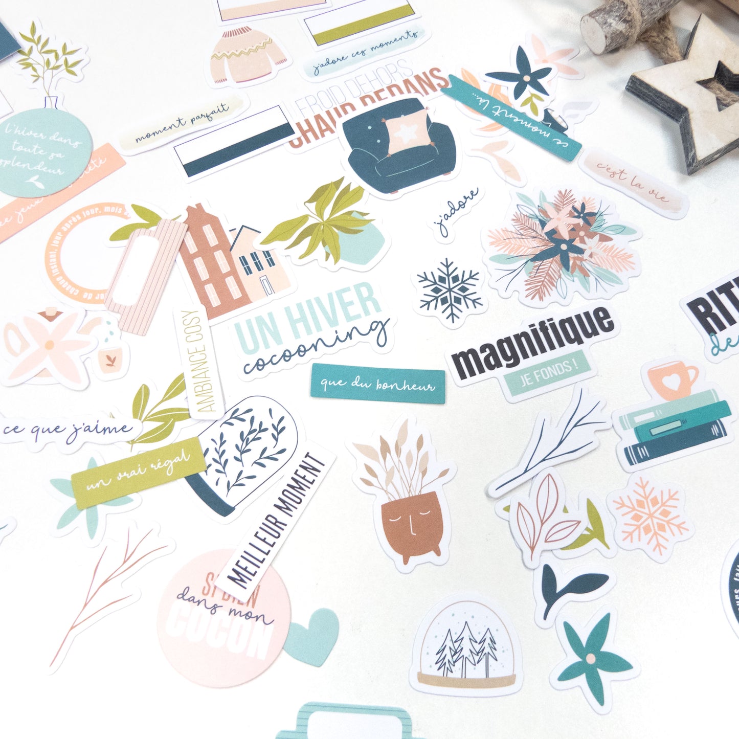 Die-cuts - Un hiver cocooning