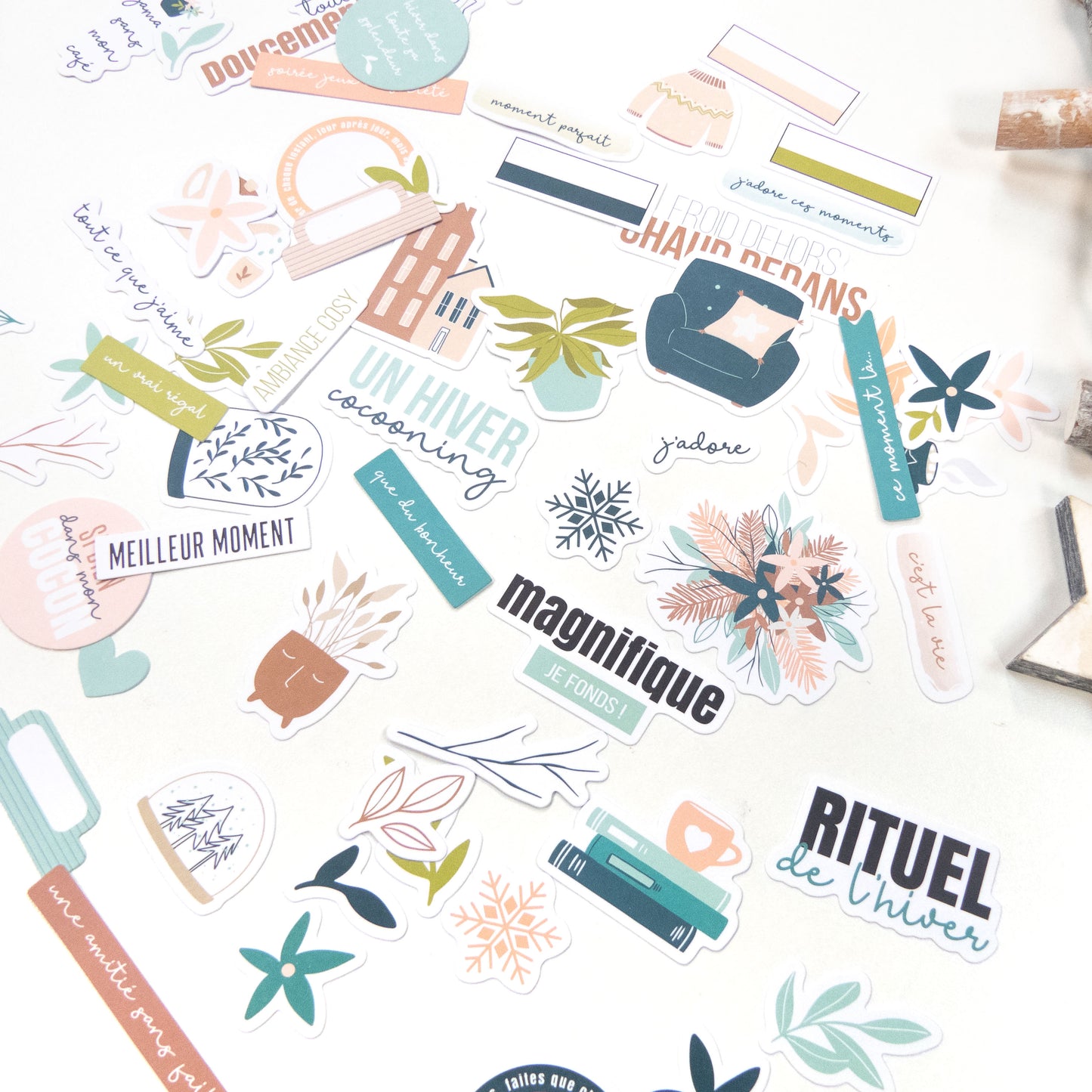 Die-cuts - Un hiver cocooning