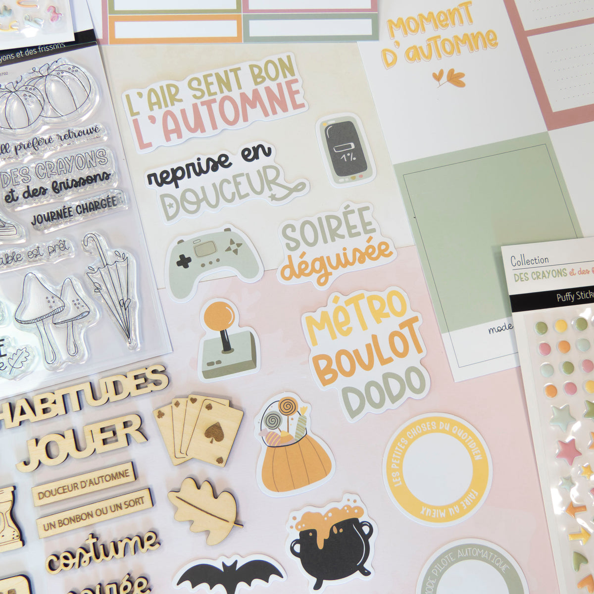 Die-cuts - Des crayons et des frissons