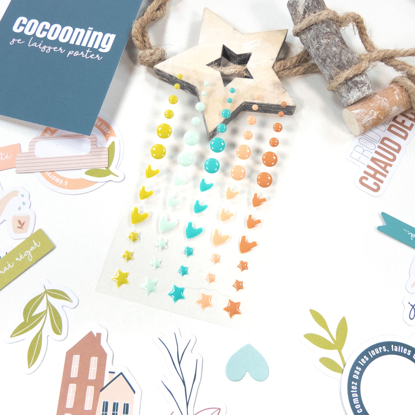 Enamel dots - Un hiver cocooning