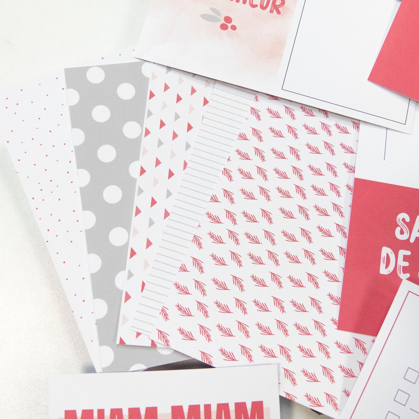 Cartes Project Life - Saveurs d'été