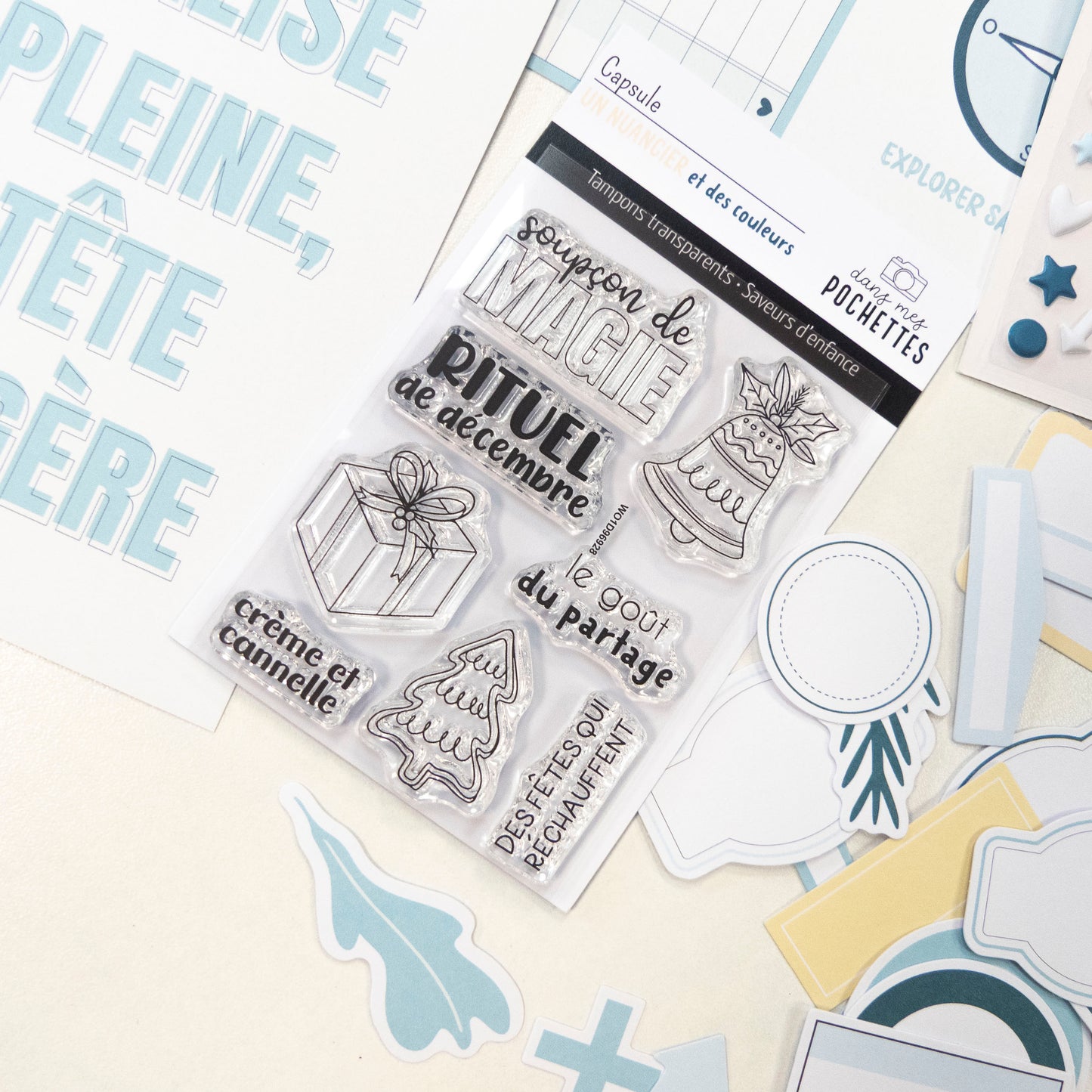 Planche de tampons clear - Saveurs d’enfance
