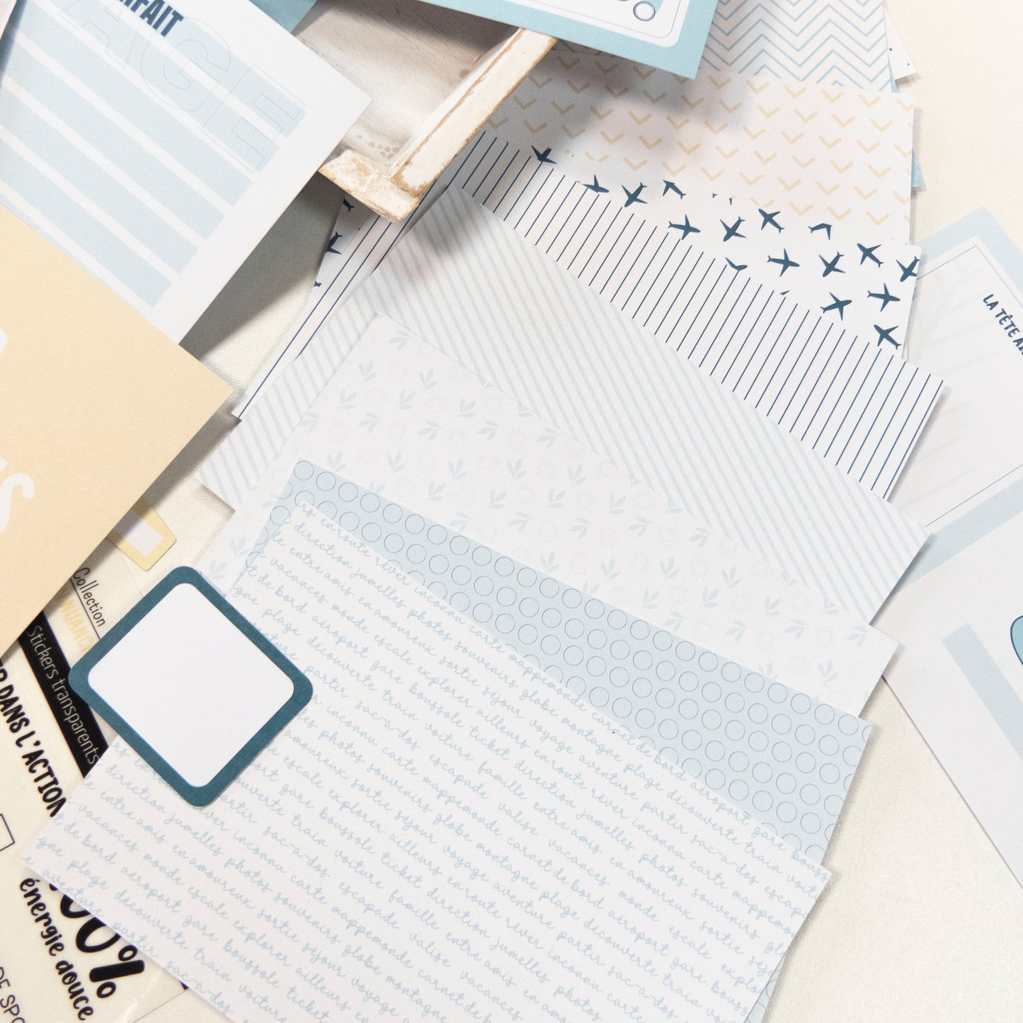 Cartes Project Life - Carnet d'évasion