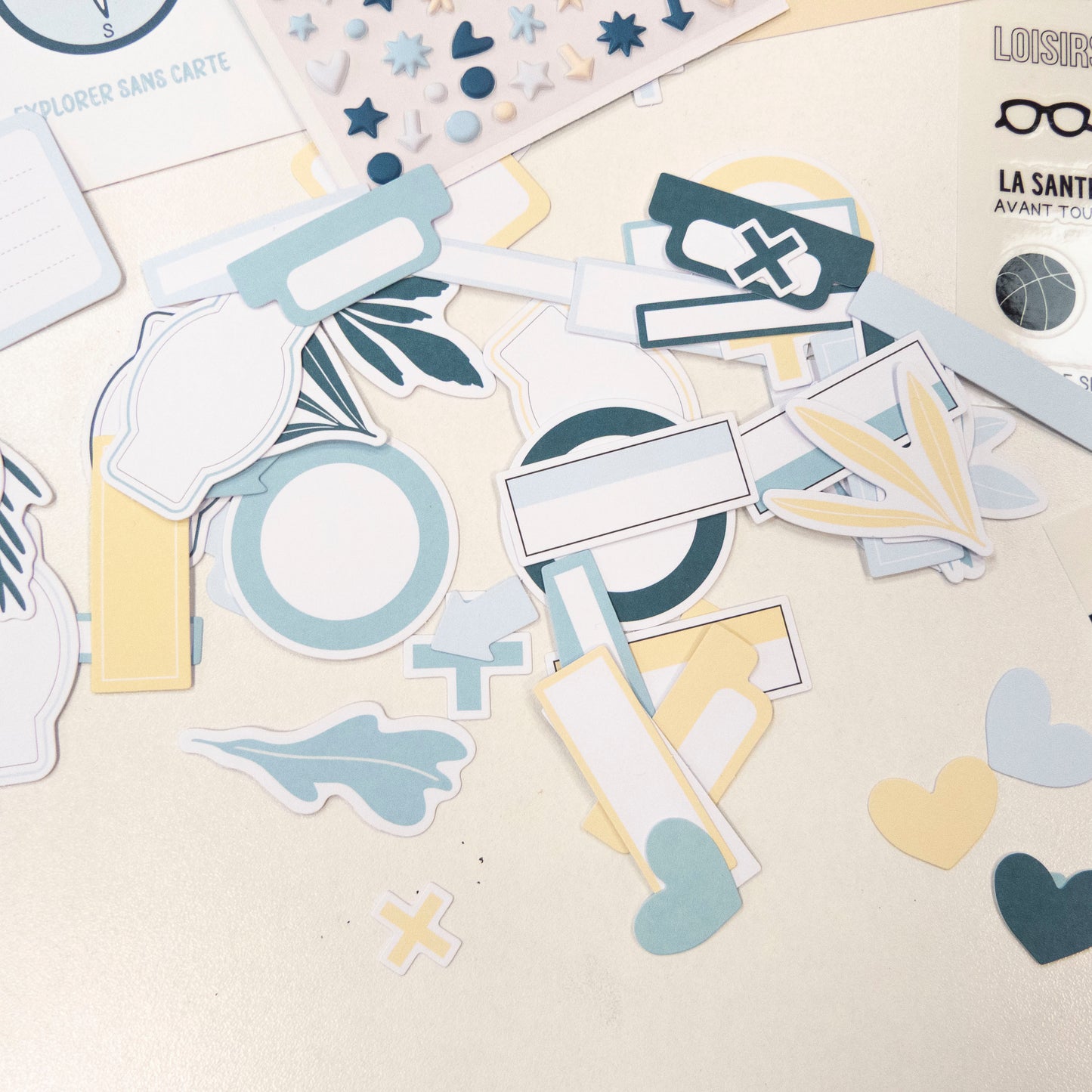 Die-cuts - Glacier & Vanille