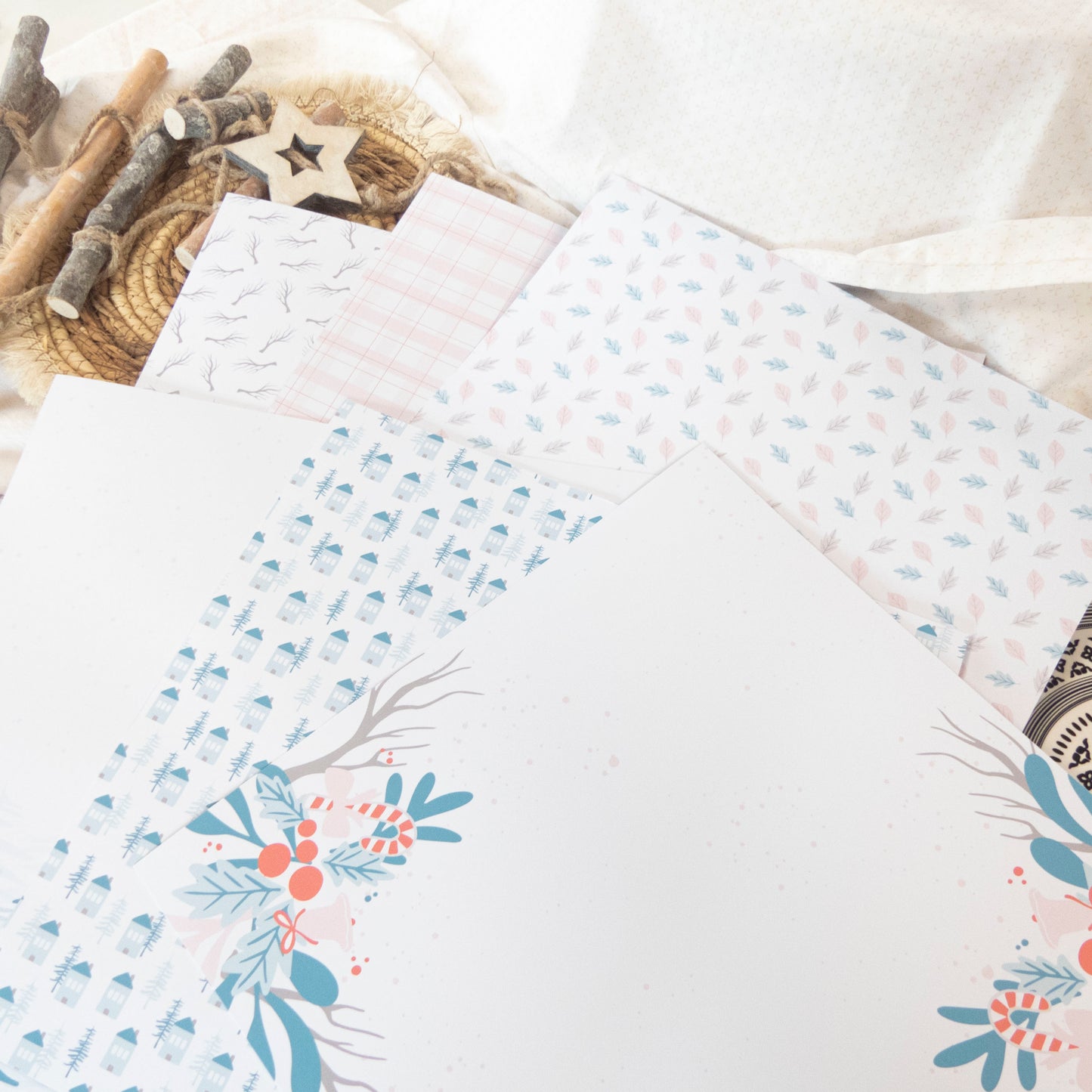 Collection de papiers de scrapbooking (30x30) - Livraison spéciale