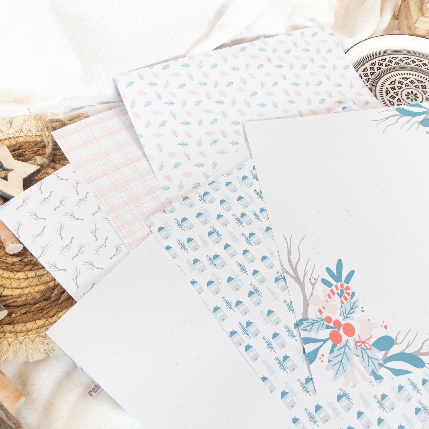 Collection de papiers de scrapbooking (30x30) - Livraison spéciale
