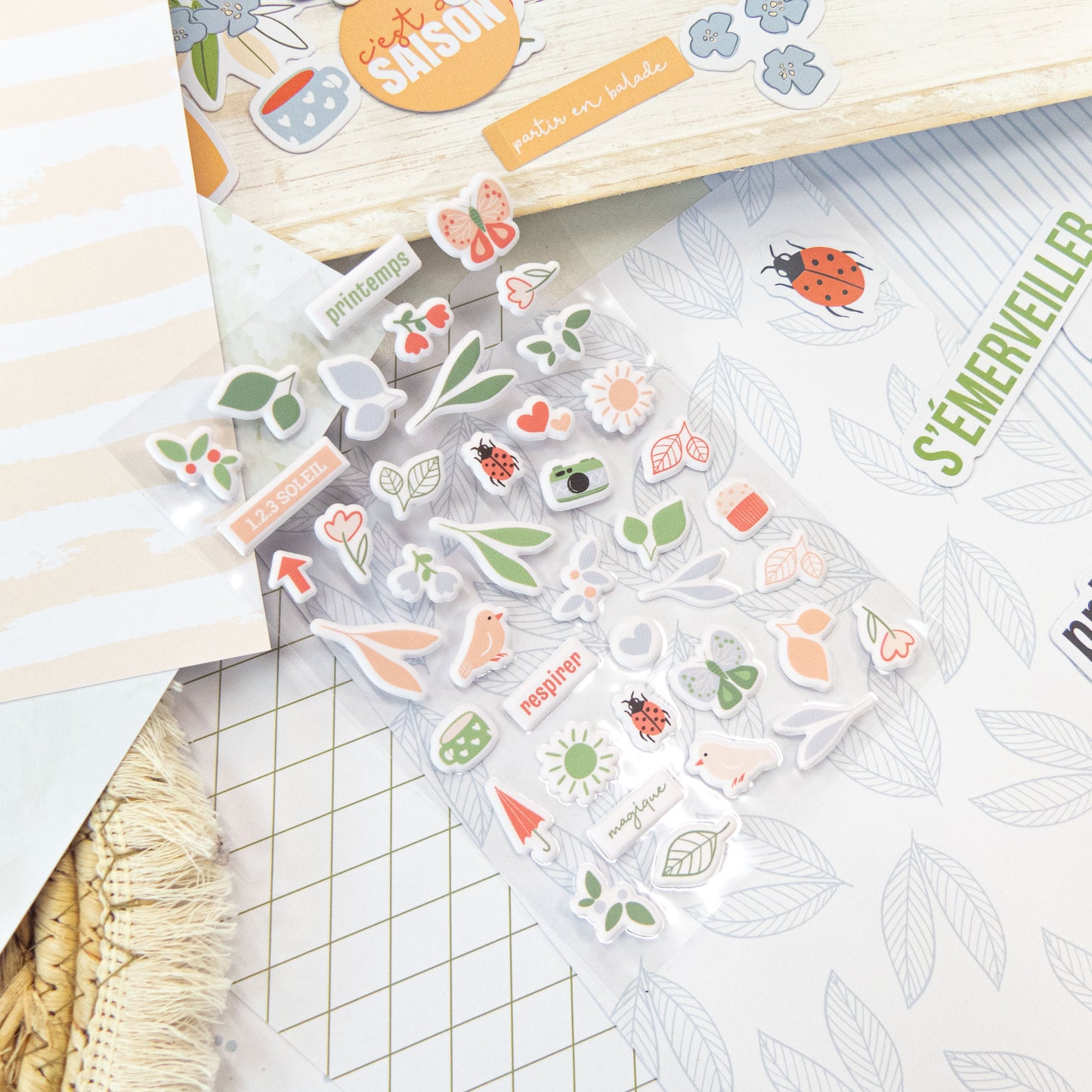Stickers Puffy - Le retour des beaux jours