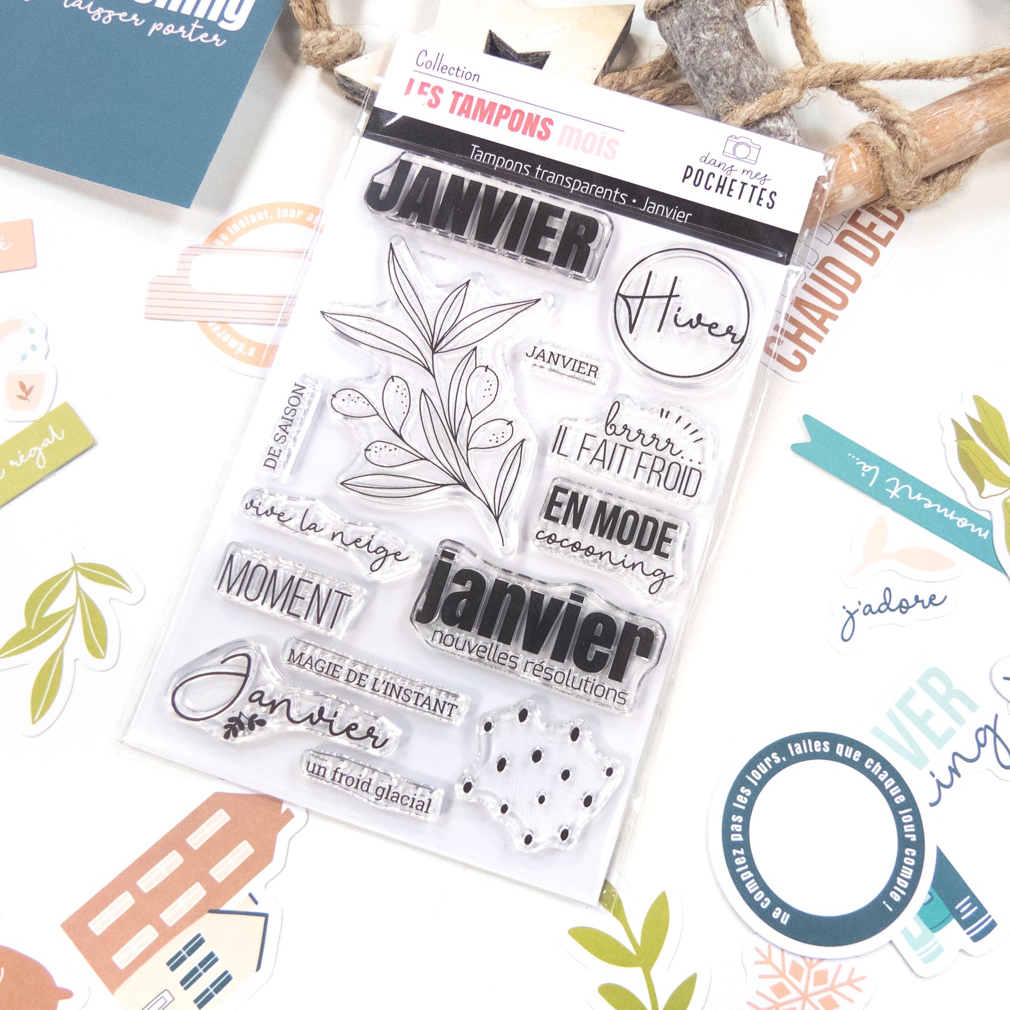 Tampons transparents - Janvier