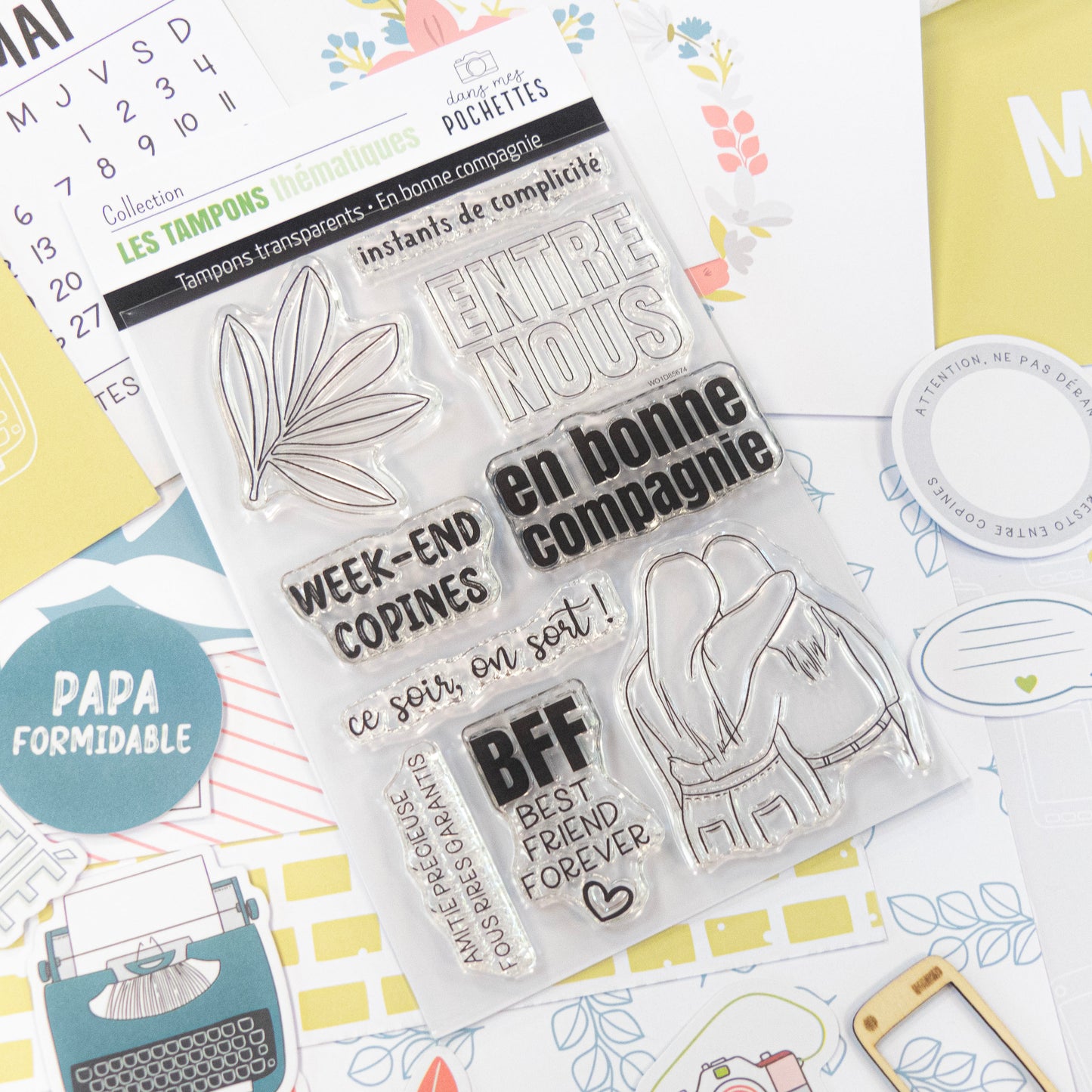 Planche de tampons clear - En bonne compagnie