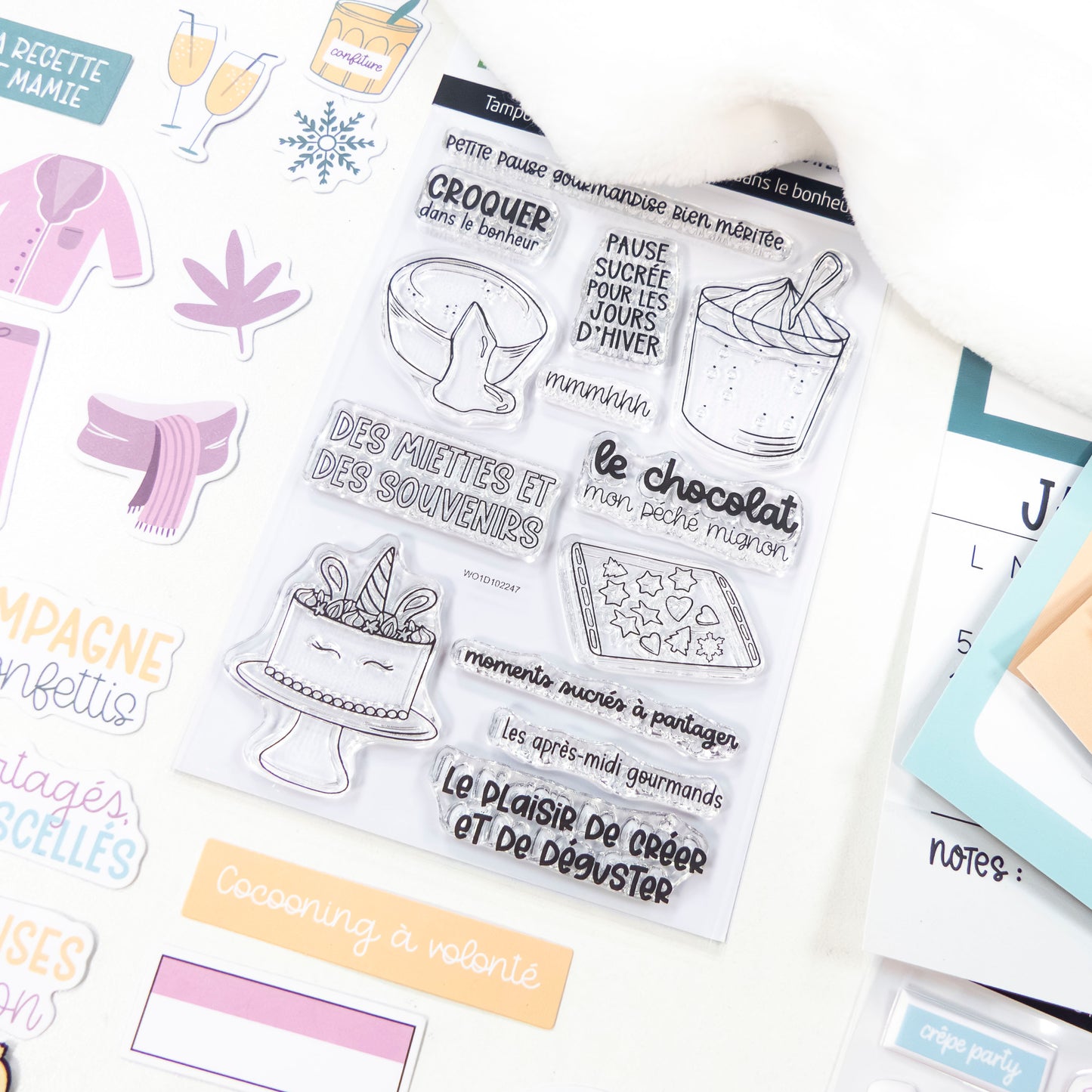 Planche de tampons clear - Croquer dans le bonheur