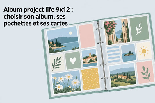 Album project life 9x12 : choisir son album, ses pochettes et ses cartes