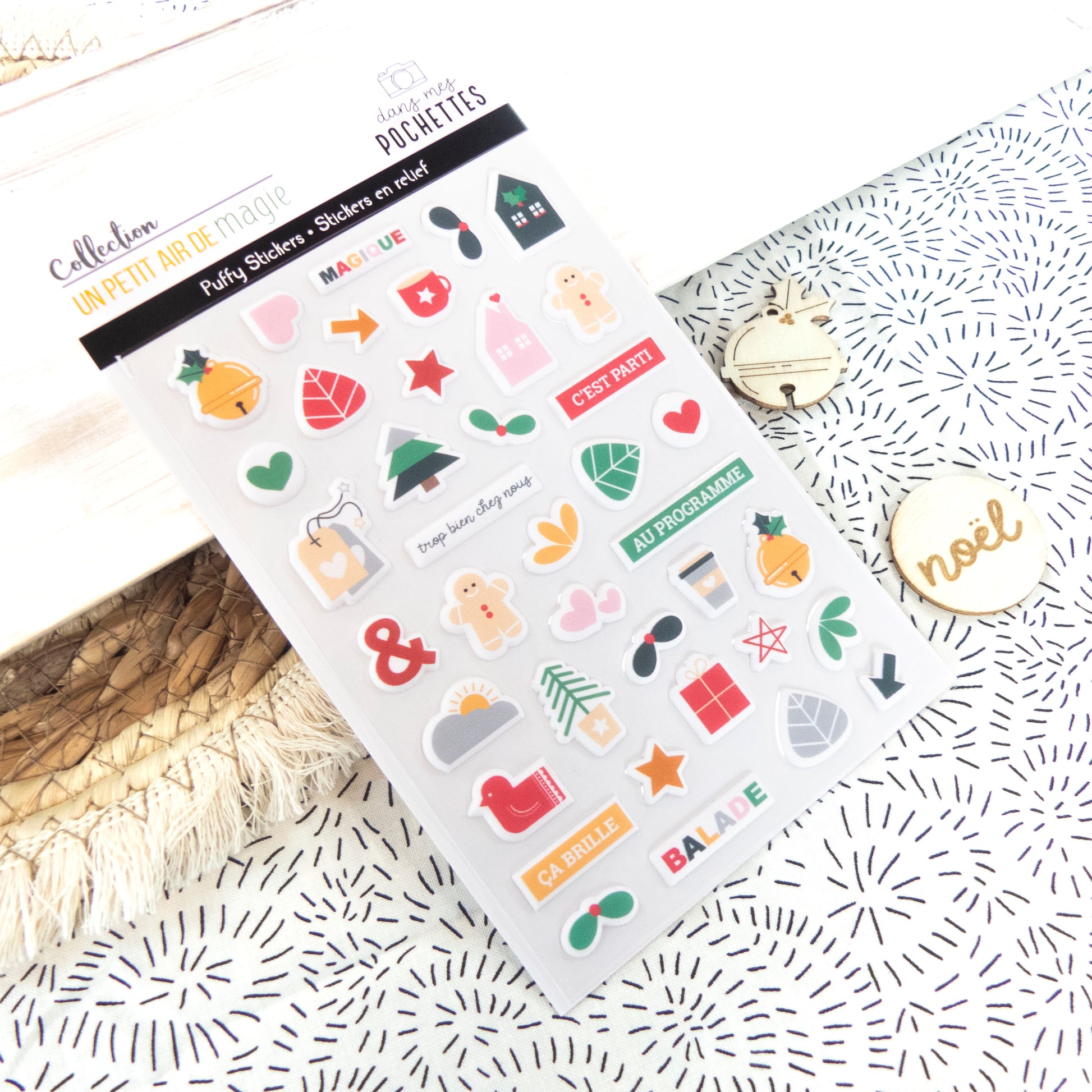 Stickers transparents - Un hiver cocooning – Dans mes pochettes