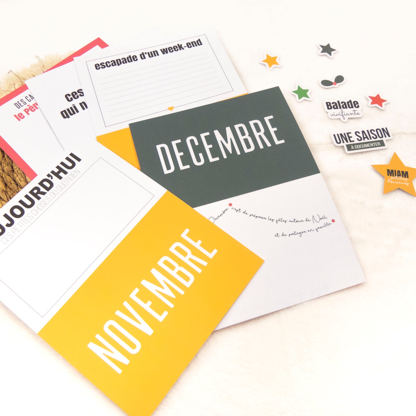 Papiers et cartes Mon Journal de l'année - Un petit air de magie