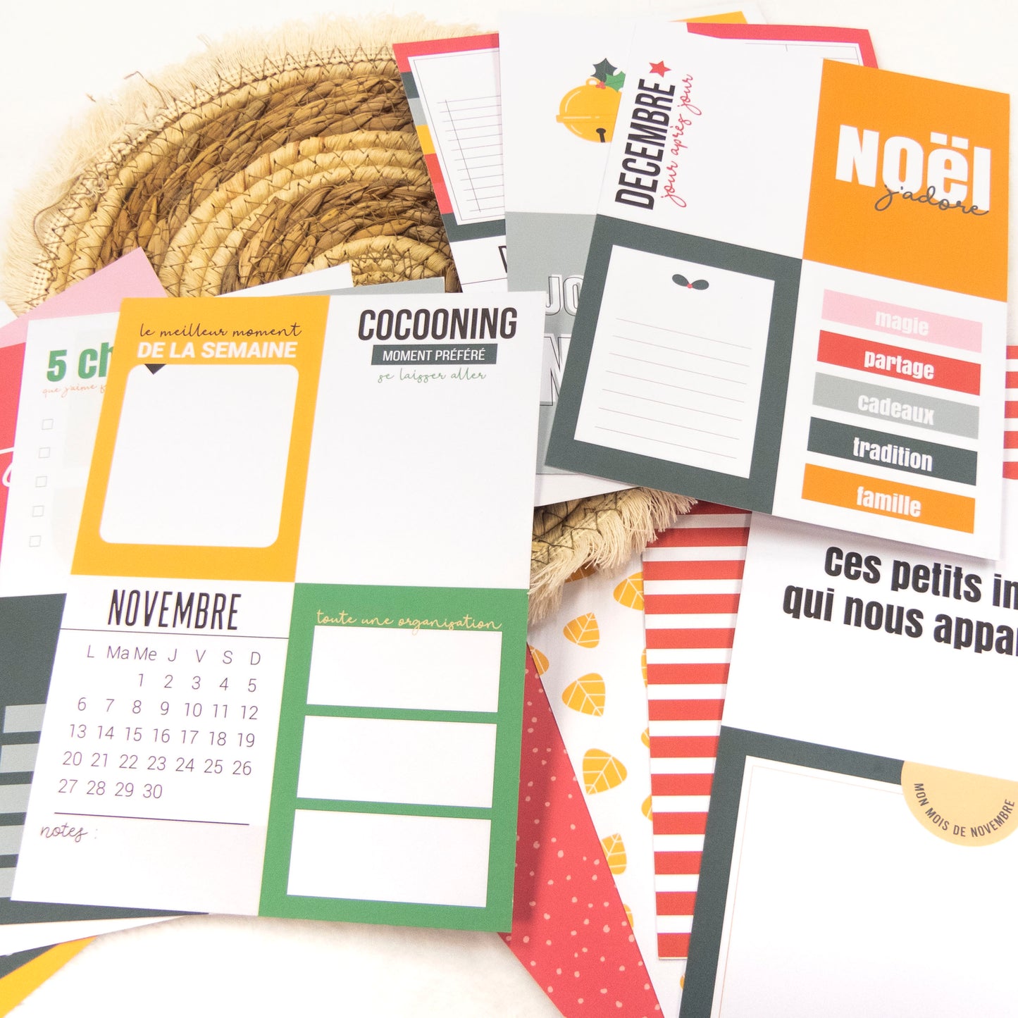 Papiers et cartes Mon Journal de l'année - Un petit air de magie