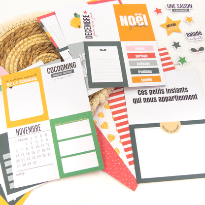 Papiers et cartes Mon Journal de l'année - Un petit air de magie