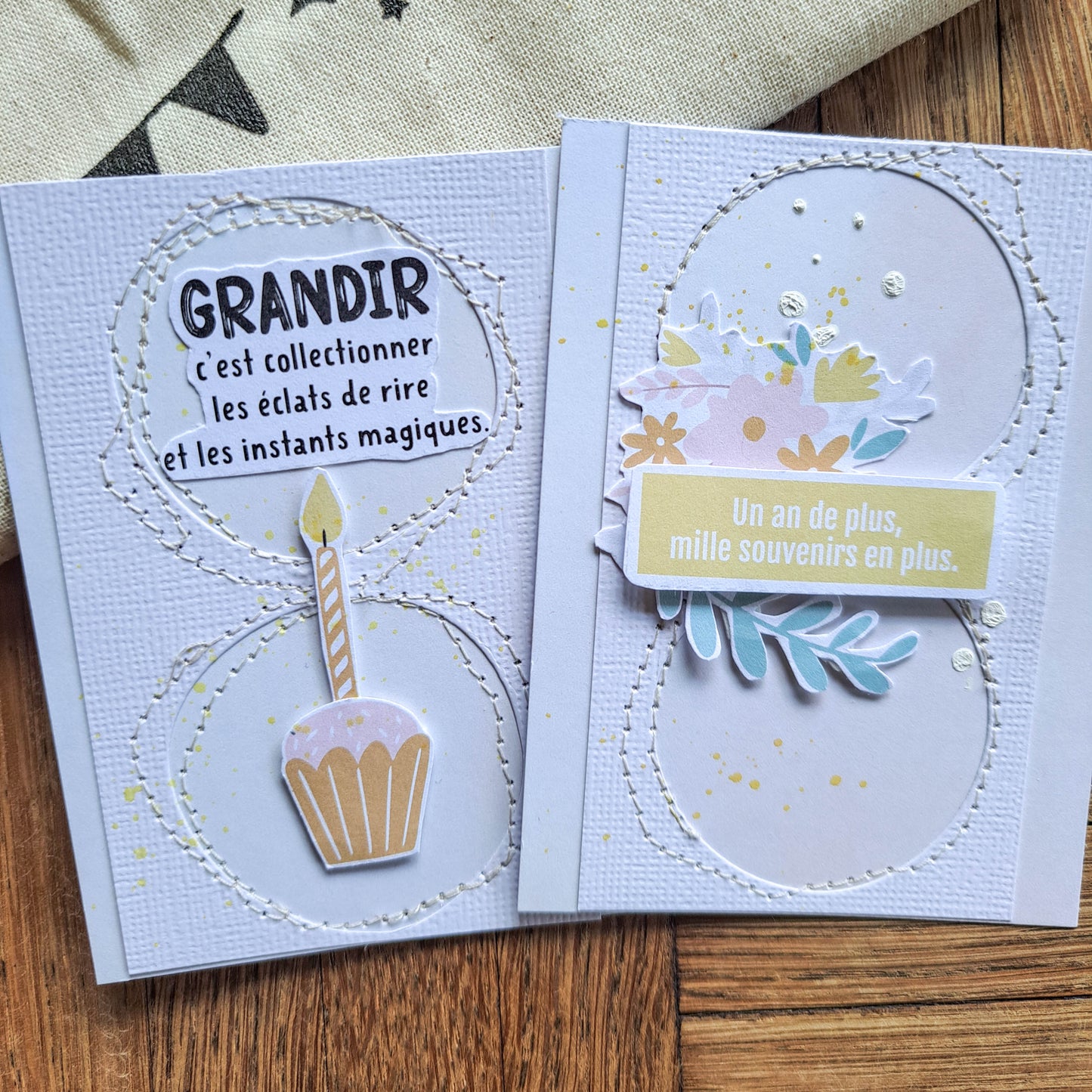 Assortiment de 6 planches à découper - Des rires et des bougies