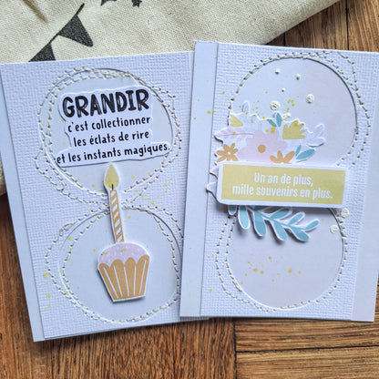 Assortiment de 6 planches à découper - Des rires et des bougies