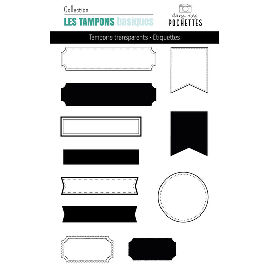Tampons transparents - Etiquettes