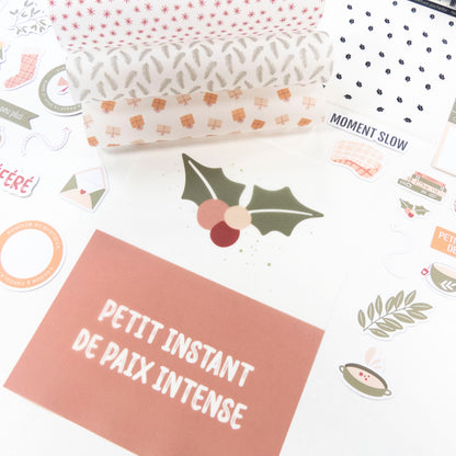 Assortiment de papiers calque - Un chocolat chaud et de la cannelle