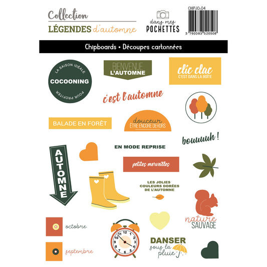 » Chipboards - Légendes d'automne (offert)