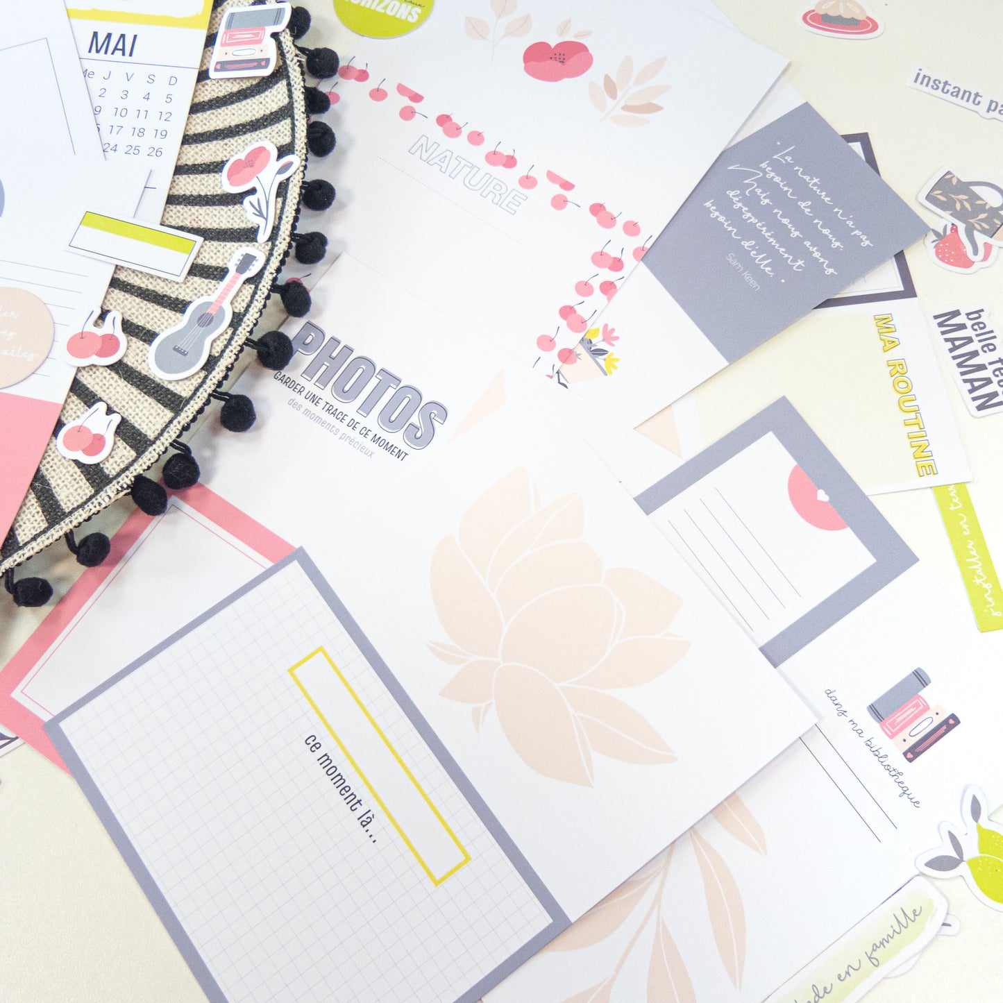 Papiers et cartes Mon Journal de l'année - Libre comme l'air