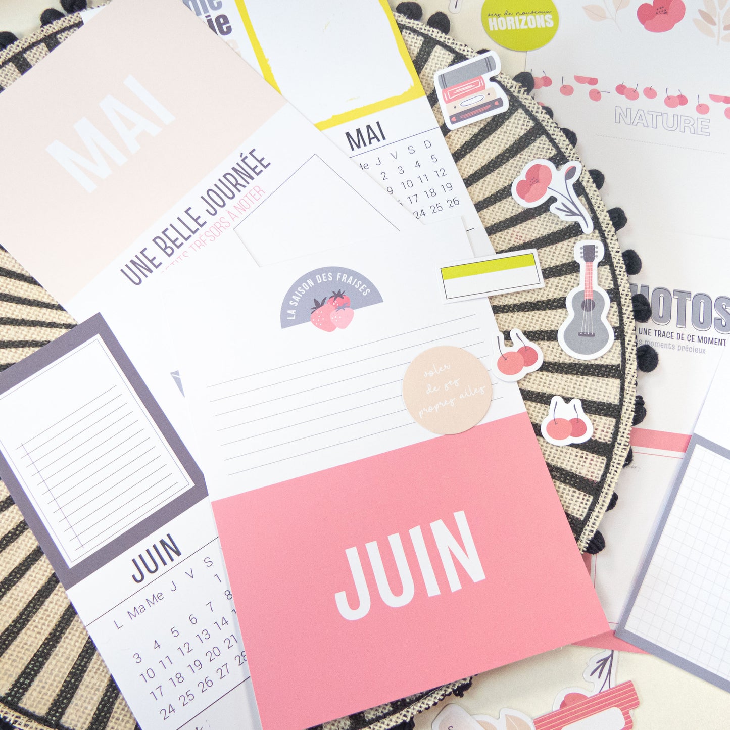 Papiers et cartes Mon Journal de l'année - Libre comme l'air