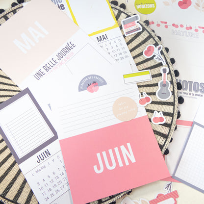 Papiers et cartes Mon Journal de l'année - Libre comme l'air