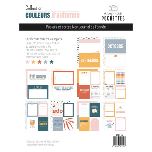 » Cartes Project Life - Couleurs d'automne (offert)