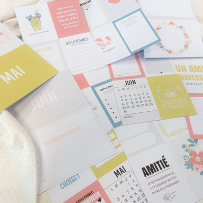 Papiers et cartes Mon Journal de l'année - Des selfies et de la guimauve