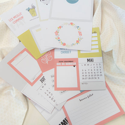 Papiers et cartes Mon Journal de l'année - Des selfies et de la guimauve