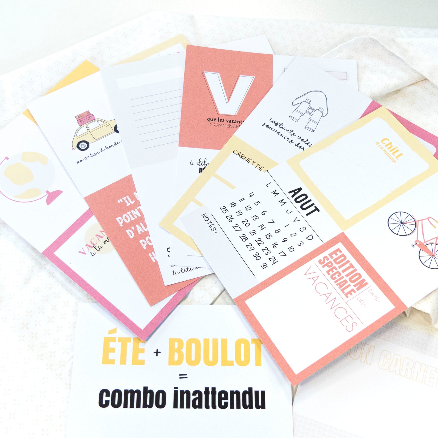 Papiers et cartes Mon Journal de l'année - Du soleil et des cocktails