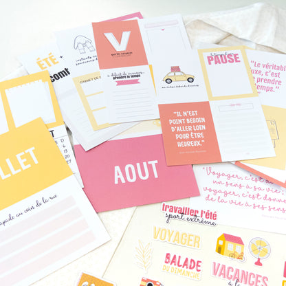 Papiers et cartes Mon Journal de l'année - Du soleil et des cocktails