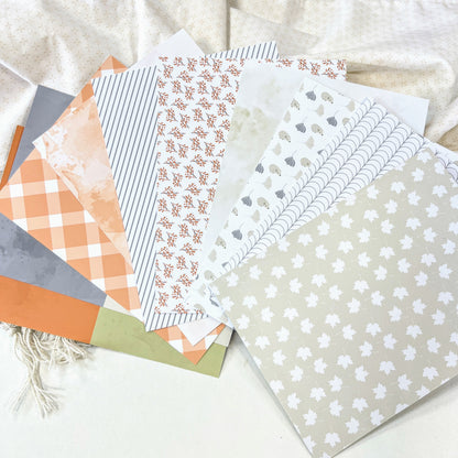 Papiers et cartes Mon Journal de l'année - Des châtaignes et une boîte à goûter