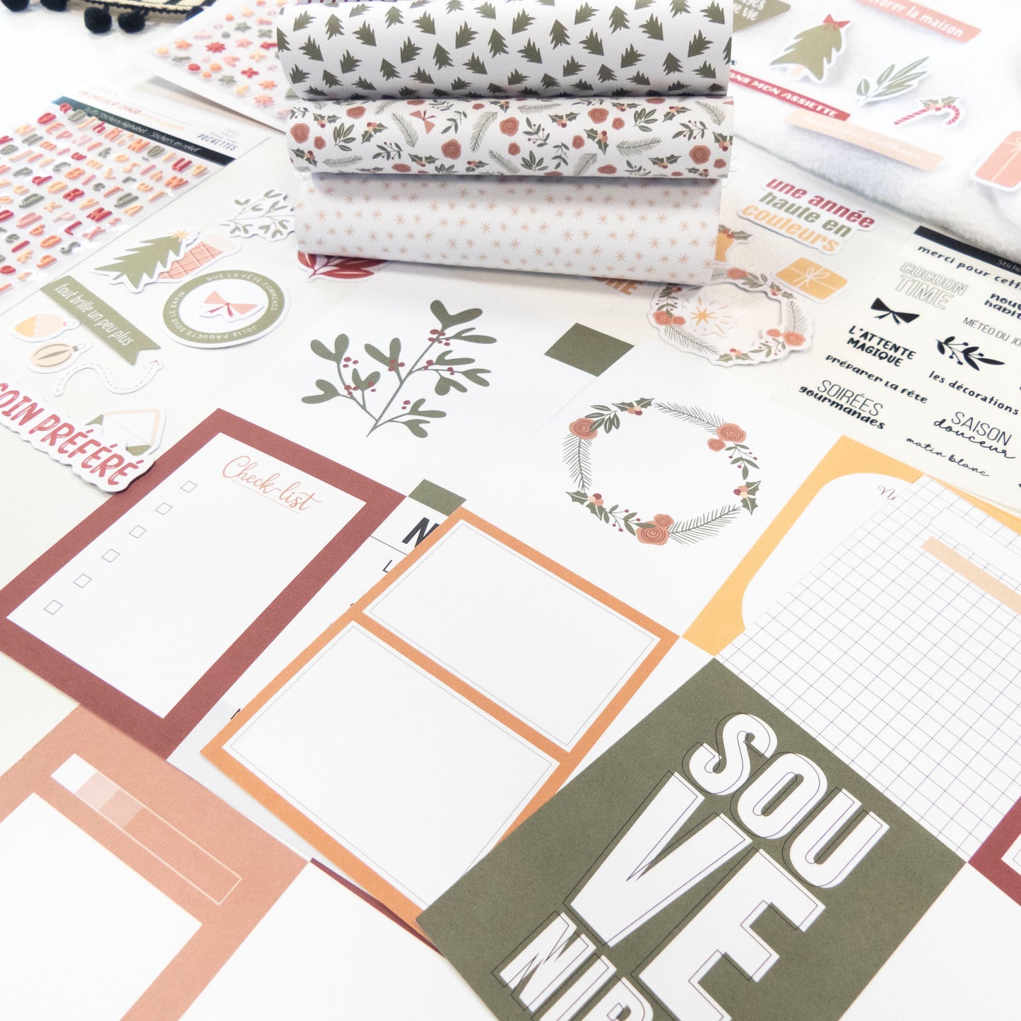 Papiers et cartes Mon Journal de l'année - Un chocolat chaud et de la cannelle