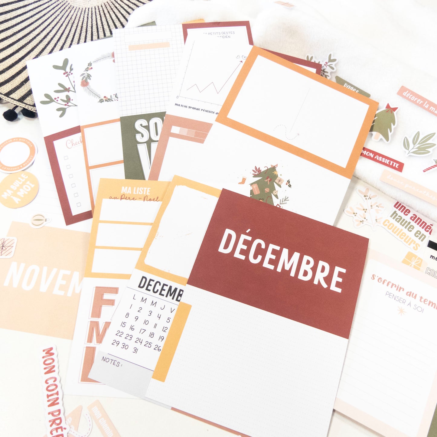 Papiers et cartes Mon Journal de l'année - Un chocolat chaud et de la cannelle