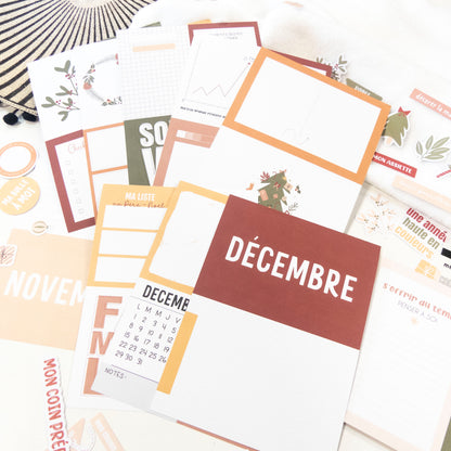 Papiers et cartes Mon Journal de l'année - Un chocolat chaud et de la cannelle