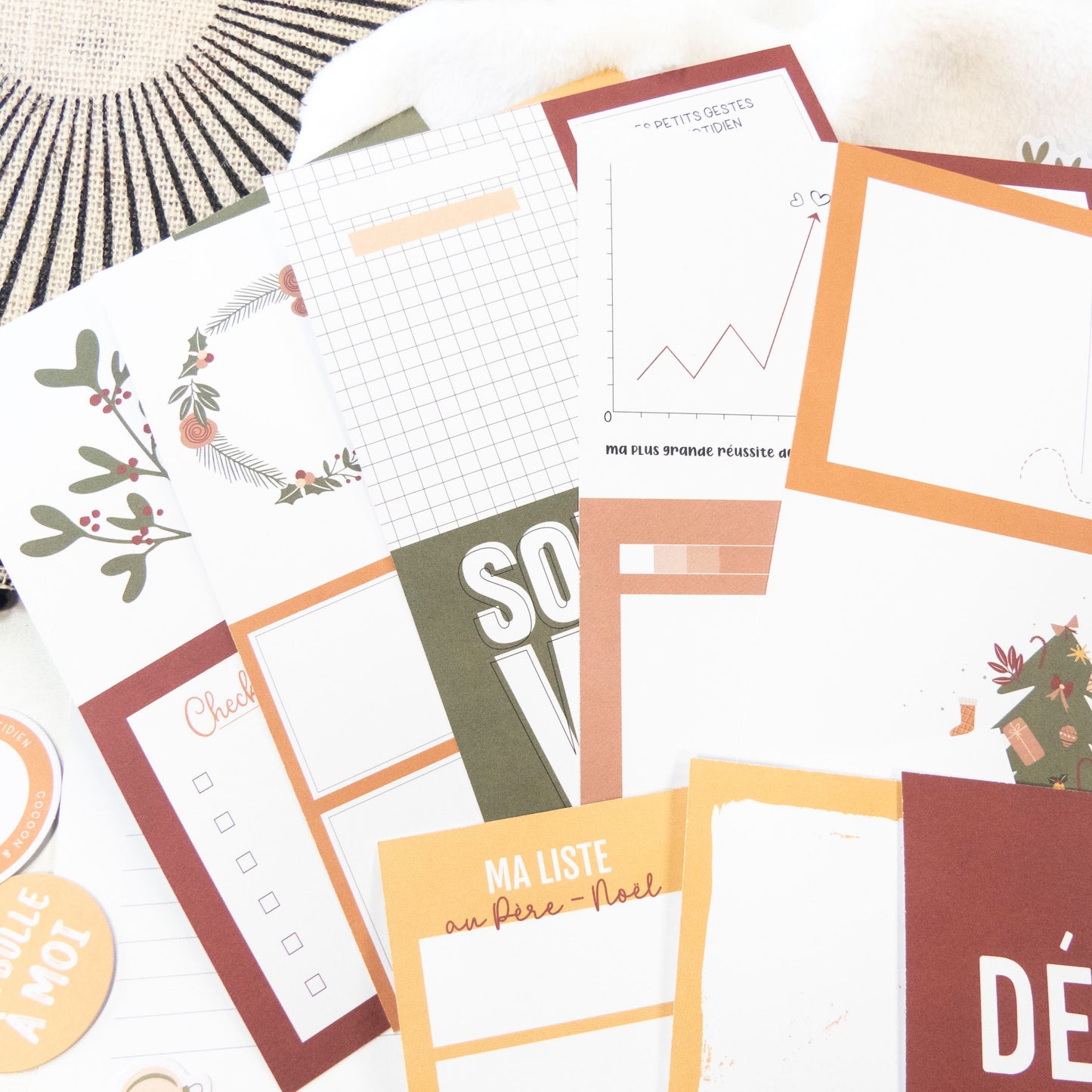 Papiers et cartes Mon Journal de l'année - Un chocolat chaud et de la cannelle