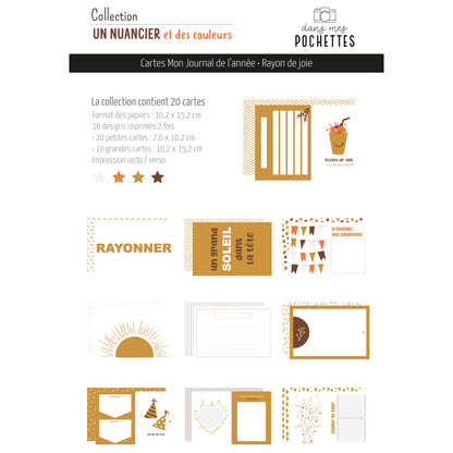 Cartes Project Life - Rayon de joie
