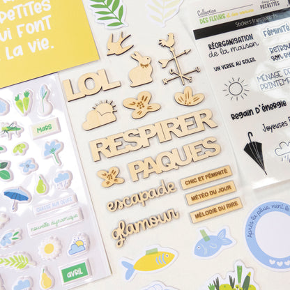 Décorations en bois - Des fleurs et des saveurs